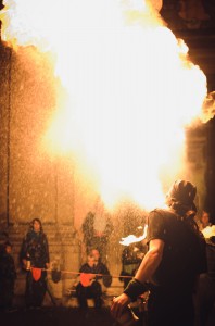 Ohňová performance Vere Gratia, Martin Laga